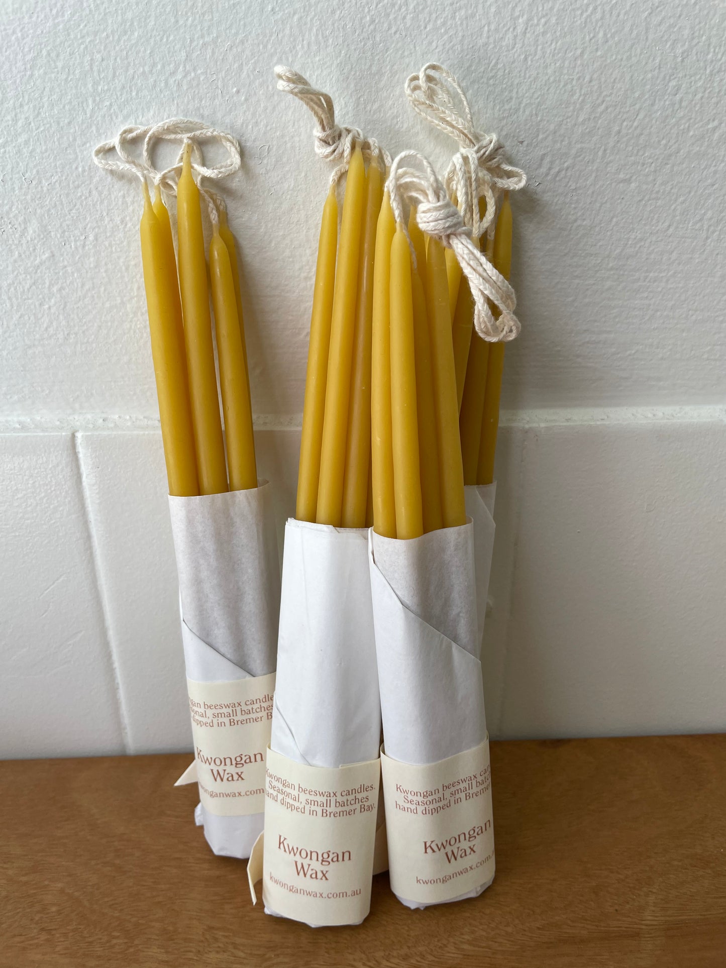 Bees wax cake candles