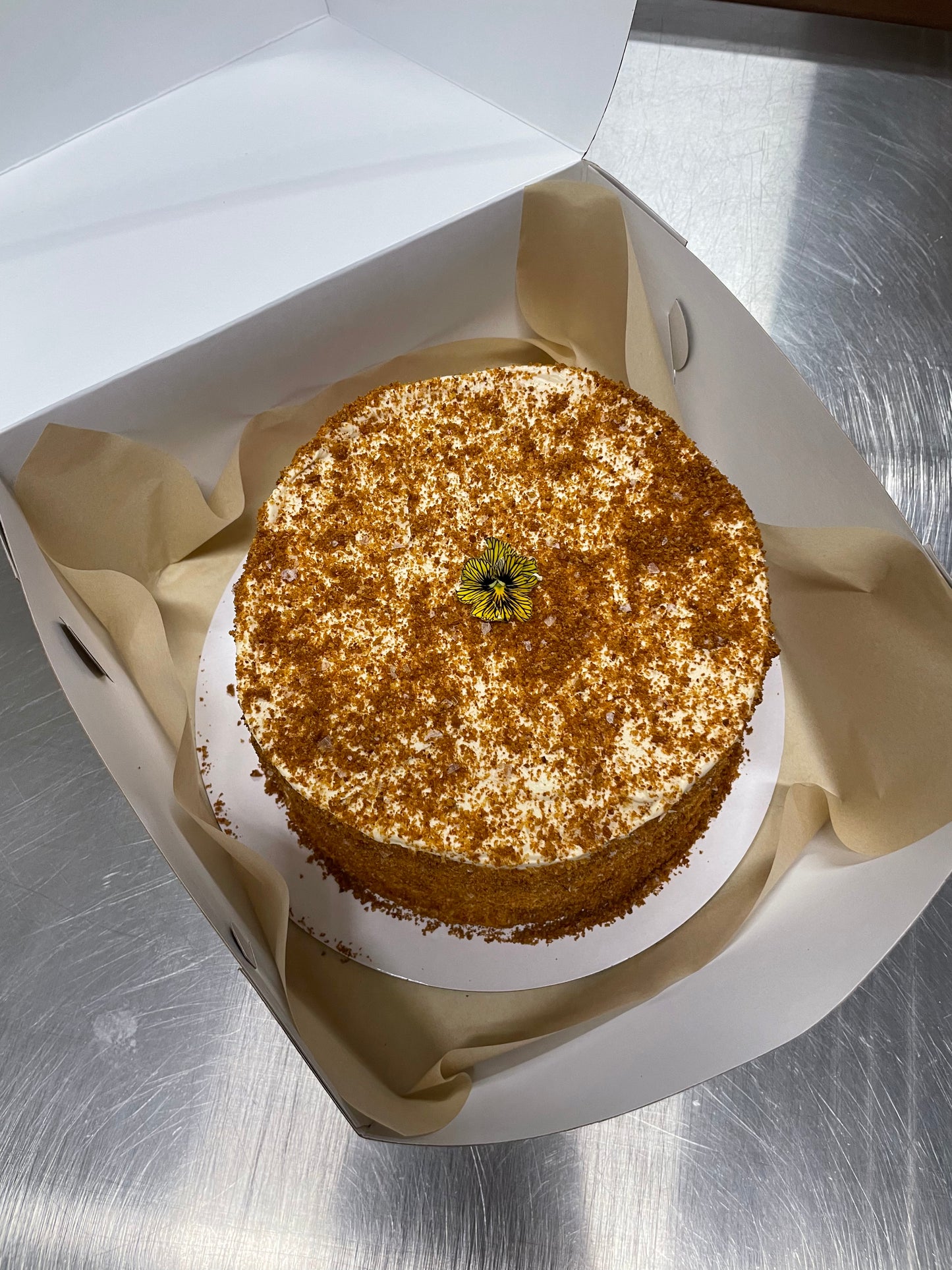 Earl grey honey cake