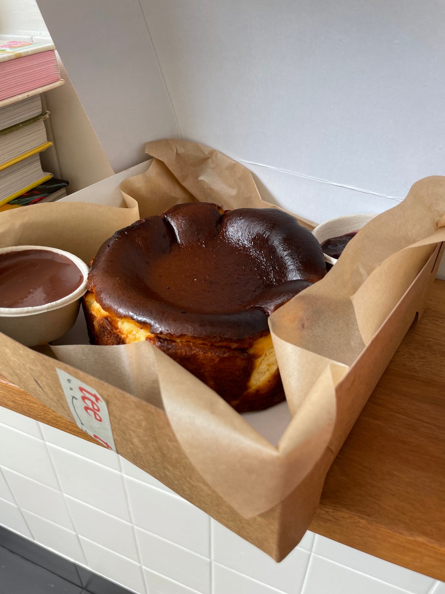 Basque cheesecake