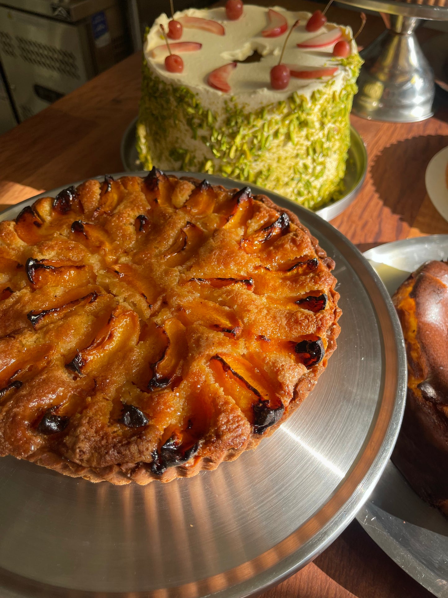 Apricot and almond tart (Christmas eve pre order)